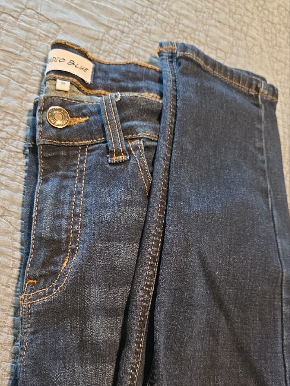 Studio Blue Dark Indigo Skinny Jeans - Women - Picture 4 of 4